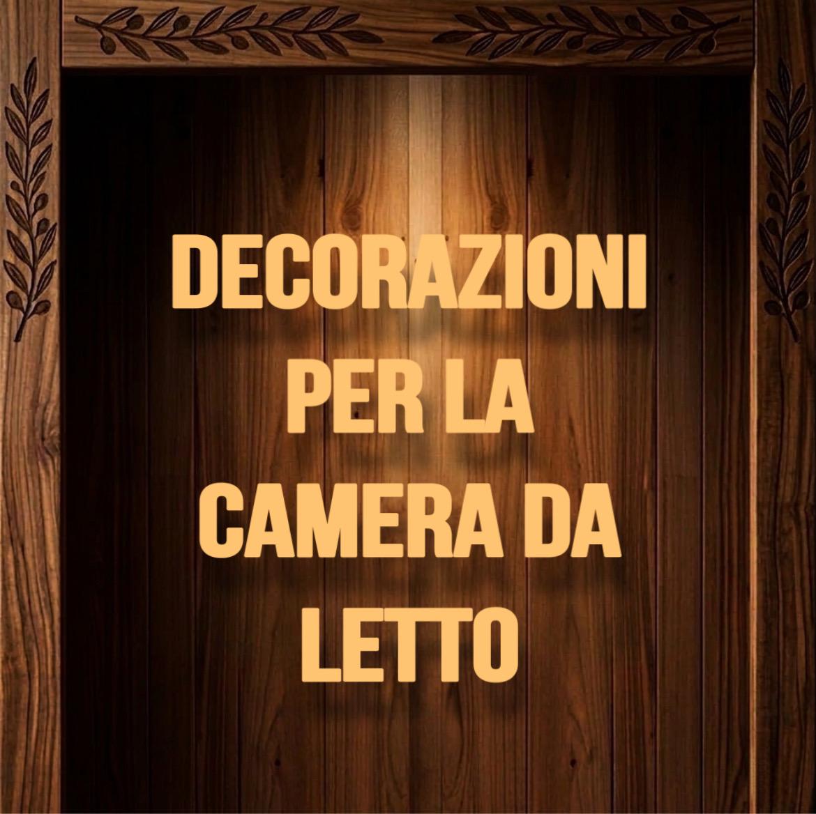 Decorazioni per la camera da letto