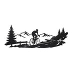 Decorazione da Parete "Cycling Passion" – Legno Intagliato