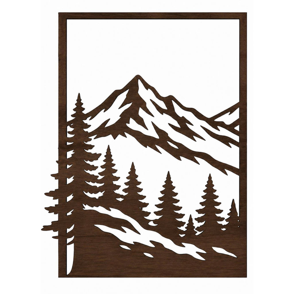 Trittico "Orizzonti Alpini" – Quadri Moderni in Legno