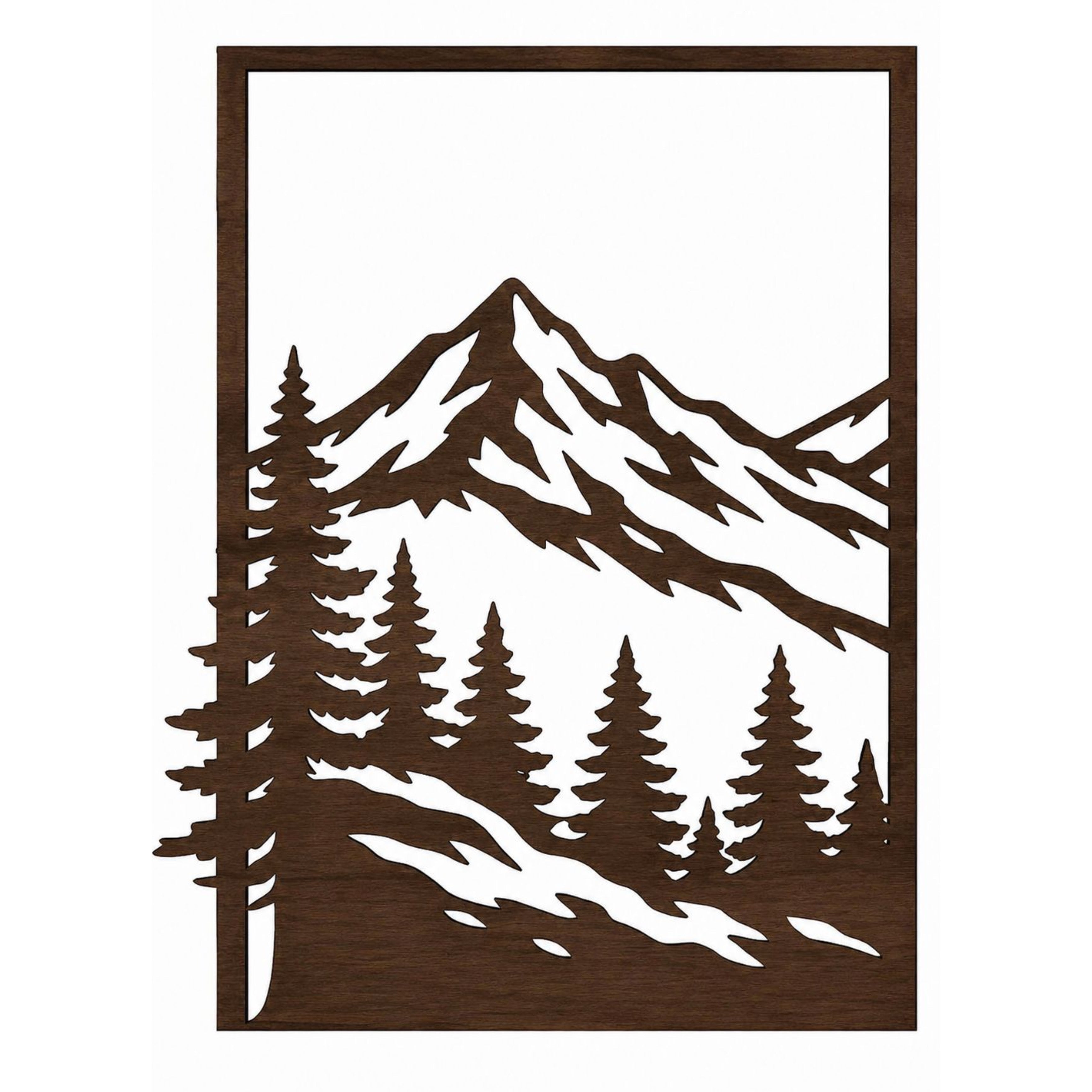 Trittico "Orizzonti Alpini" – Quadri Moderni in Legno