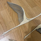 3 Gru giapponesi in legno - Stile orientale