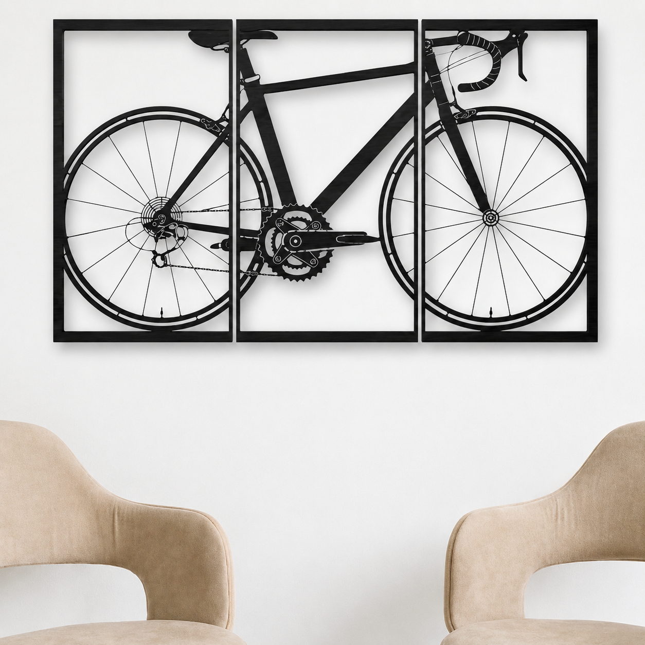 Bicicletta da Corsa – Decorazione da Parete in Legno