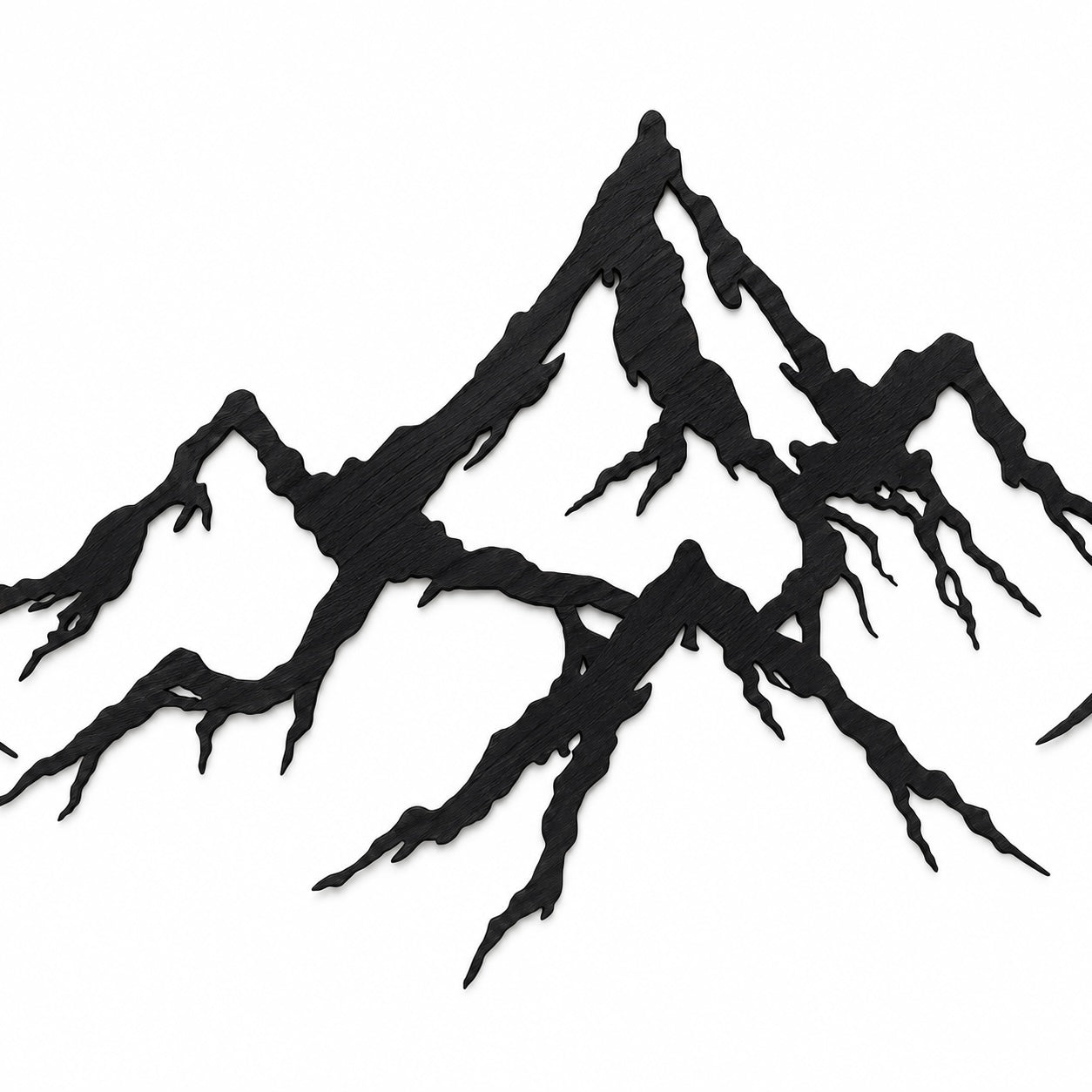 Decorazione da Parete “Catena Montana” in Legno di Tiglio – Set 3 Pannelli