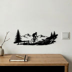 Decorazione da Parete "Cycling Passion" – Legno Intagliato