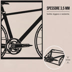 Bicicletta da Corsa – Decorazione da Parete in Legno