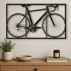 Bicicletta da Corsa – Decorazione da Parete in Legno