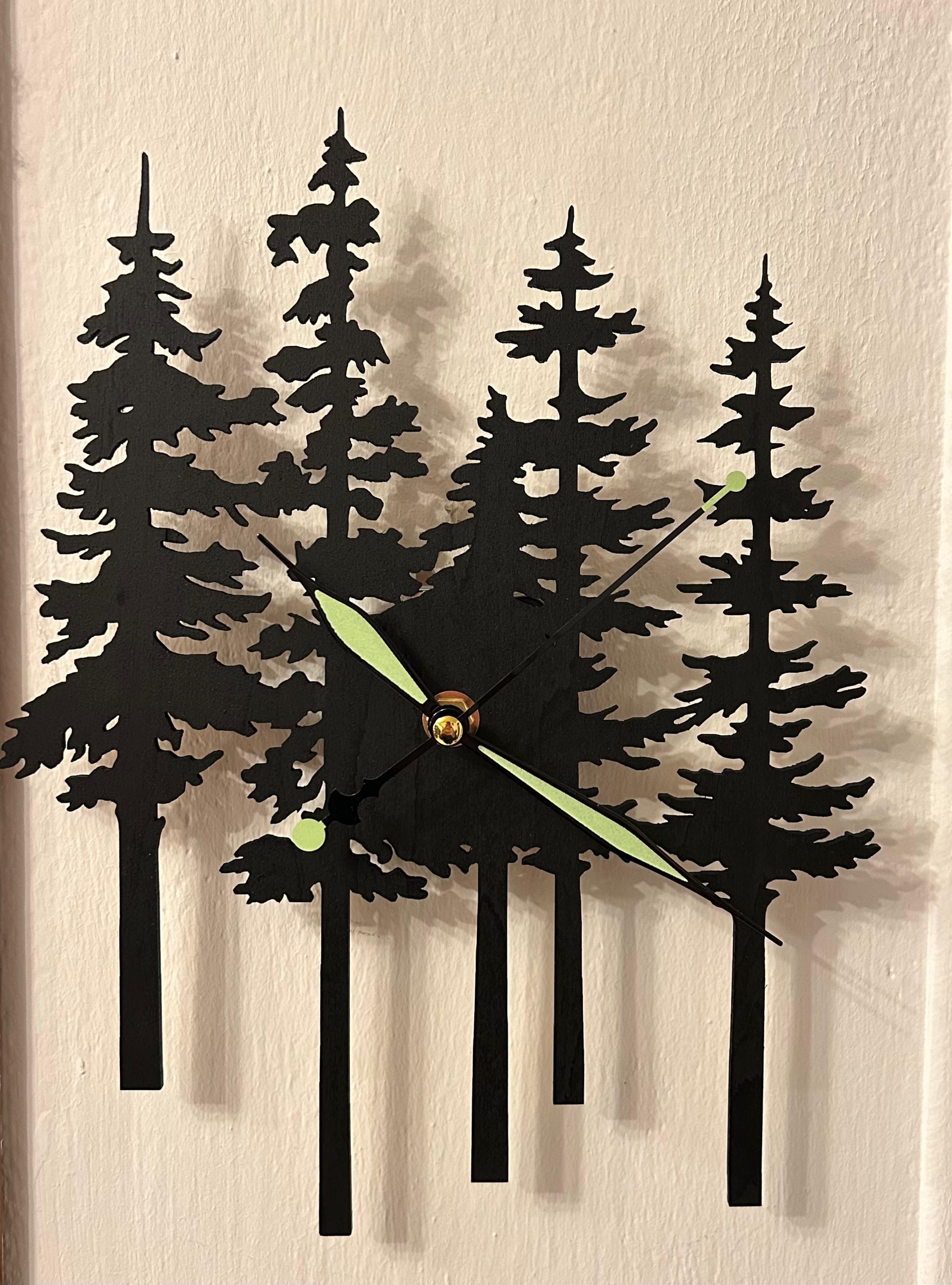 Orologio da Parete ''Forest'' - Design Naturale in Legno
