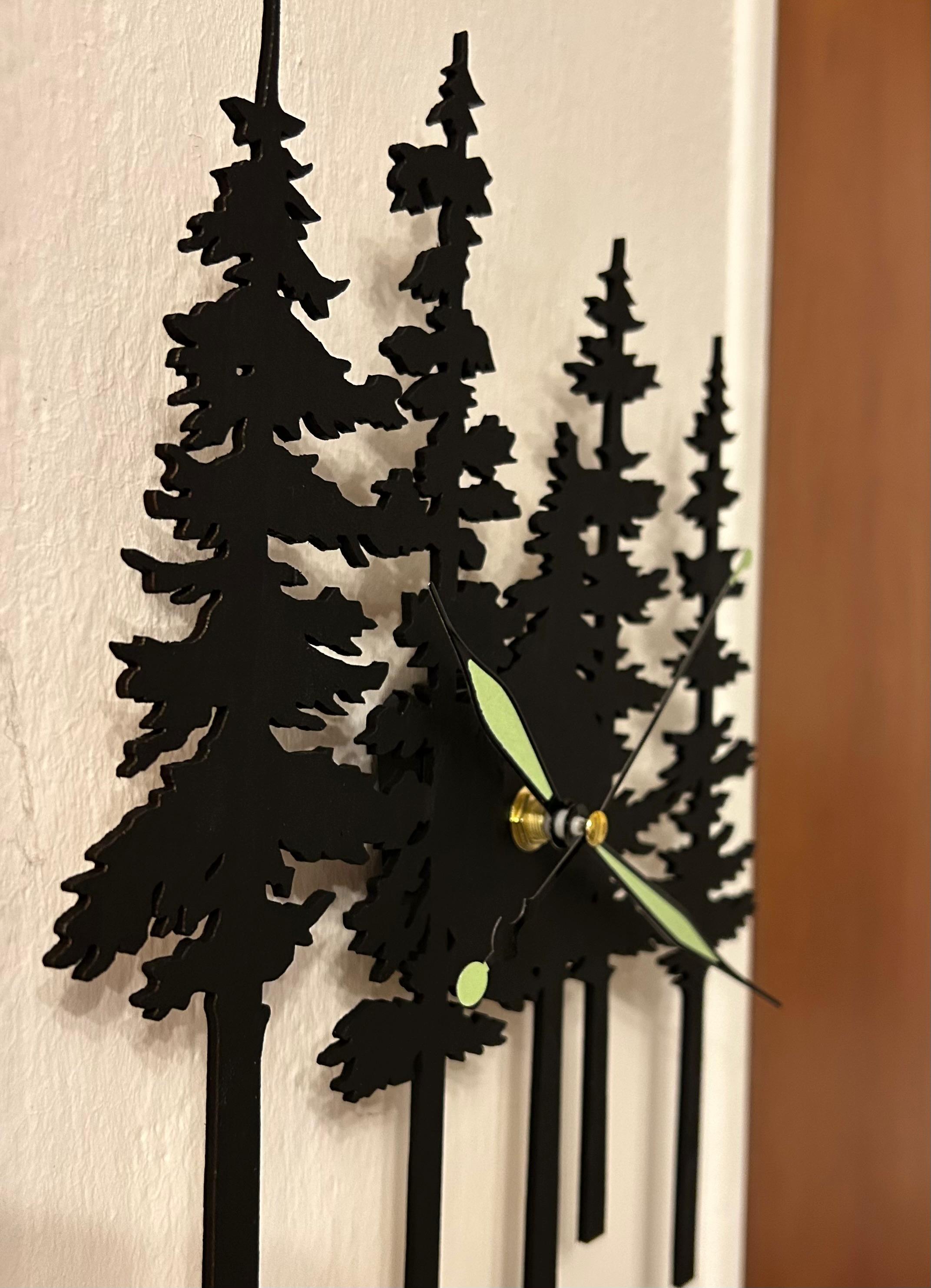 Orologio da Parete ''Forest'' - Design Naturale in Legno