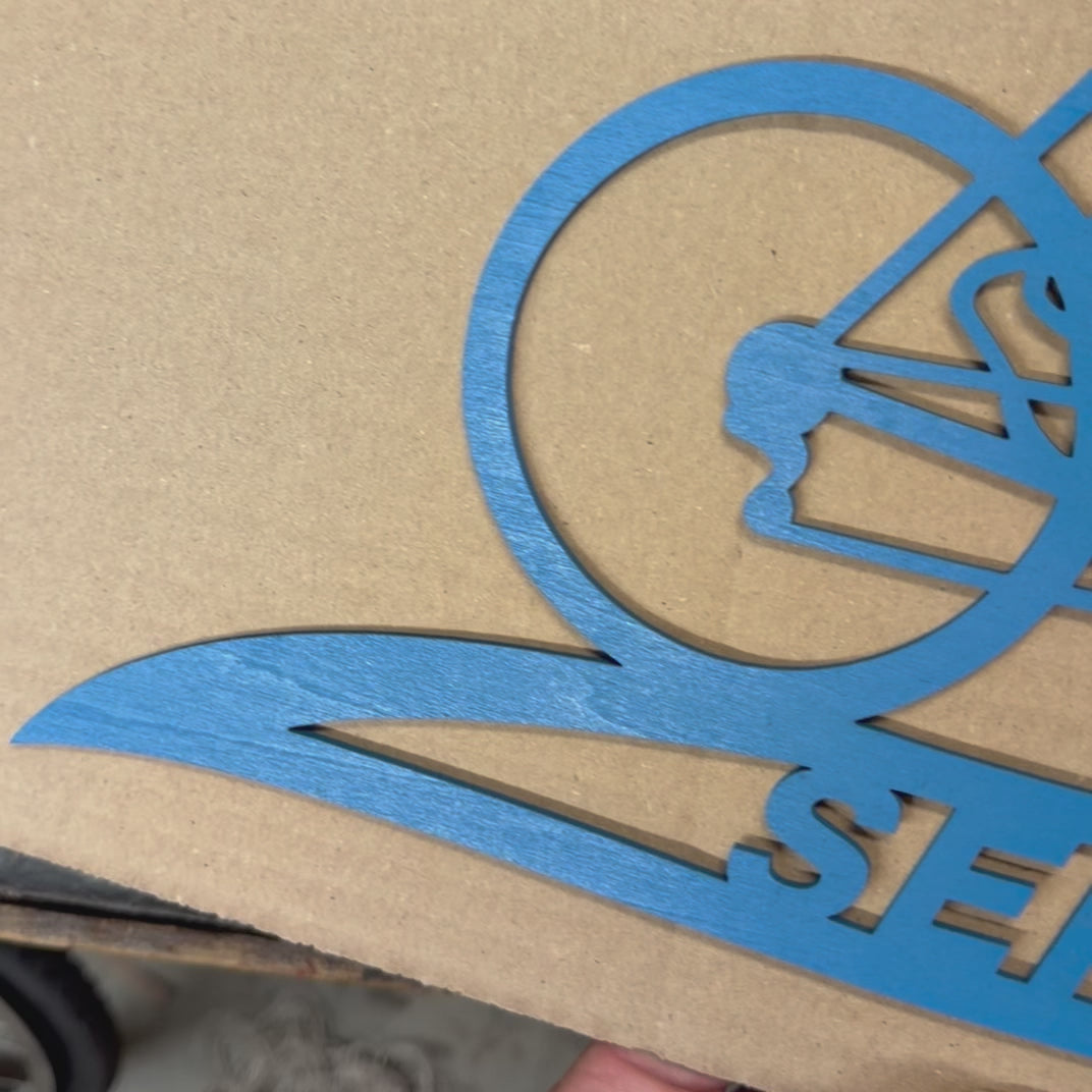 The Cyclist Personalized – Decorazione murale in legno
